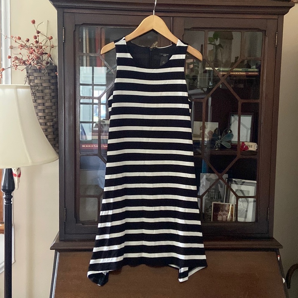 Ann Taylor Striped Flowy Stretch Dress Womne's Size Petite 0